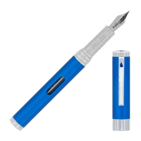 Stylo-plume DIPLOMAT Nexus - Bleu/Chrome - EF