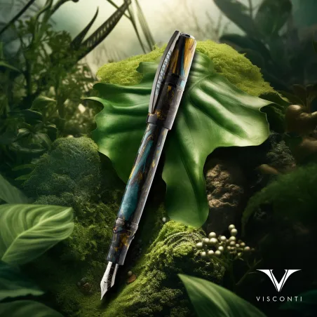 Stylo-plume VISCONTI Homo Sapiens Earth Origins - Earth - Plume M