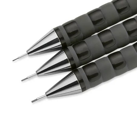 Portemine mécanique rOtring Tikky | corps noir | coffret de 3 portemines (801310)