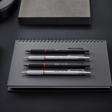 Portemine mécanique rOtring Rapid PRO | 0.5 mm | argent chromé (1904255)
