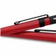 rOtring 500 Porte-mine | mine HB 0,5 mm | Corps hexagonal en plastique rouge et grip antidérapant en métal texturé