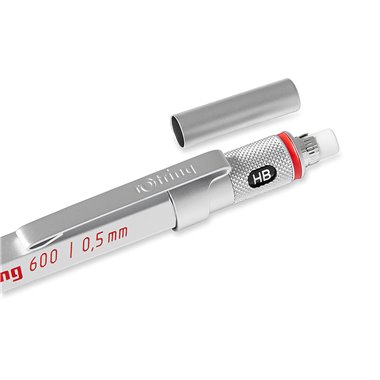 rOtring 600 Portemine mécanique | 0,5 mm | argent