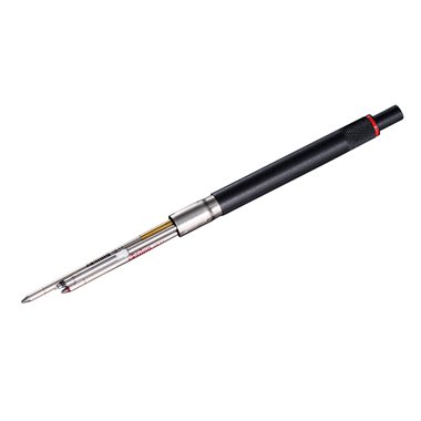 rOtring 600 Stylo multi couleurs et porte mine 3 en 1 | 2 pointes fines stylo bille (encre noire et rouge) | 1 pointe porte mine