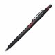 rOtring 600 stylo bille | pointe moyenne | encre noire | corps noir | rechargeable
