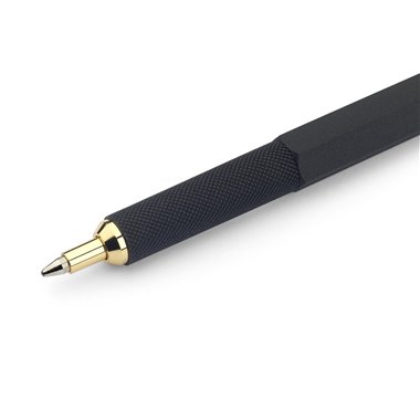 rOtring 800 stylo bille | pointe moyenne | encre noir | corps noir | rechargeable