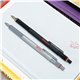 rOtring 800 stylo bille | pointe moyenne | encre noir | corps noir | rechargeable