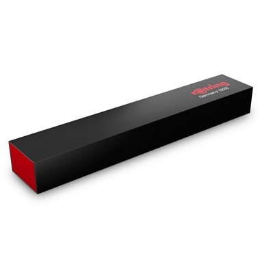 rOtring 800 stylo bille | pointe moyenne | encre noir | corps noir | rechargeable