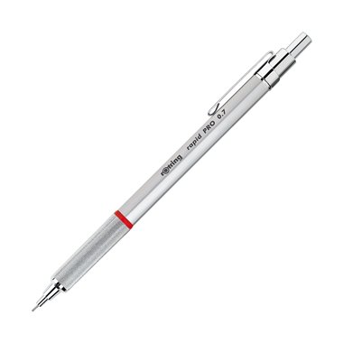 Stylo-bille rOtring Rapid PRO | pointe moyenne | argent