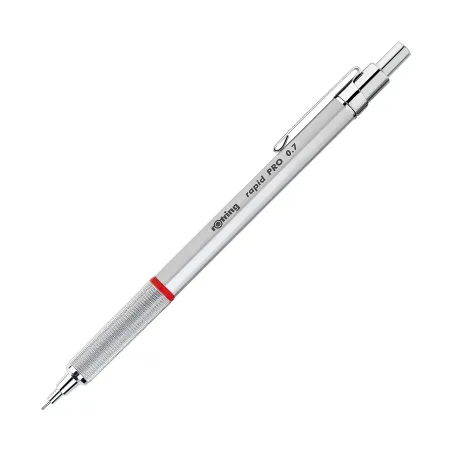Stylo-bille rOtring Rapid PRO | pointe moyenne | argent