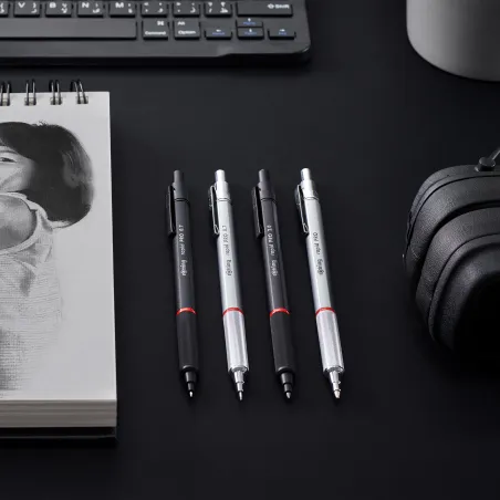 Stylo-bille rOtring Rapid PRO | pointe moyenne | noir (1904292)