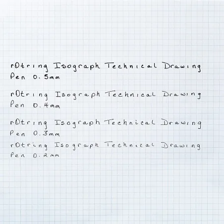 Stylo Feutre rOtring Isograph | 0,20 mm Fineliner Rechargeable