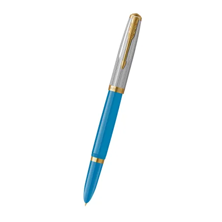 Stylo Plume Parker 51 Premium TURQUOISE GT - plume M