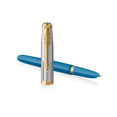 Stylo Plume Parker 51 Premium TURQUOISE GT - plume M