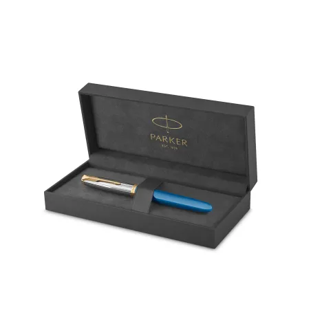 Stylo Plume Parker 51 Premium TURQUOISE GT - plume M