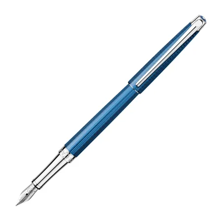 Stylo plume B Caran d'Ache - Leman Slim - Grand Bleu