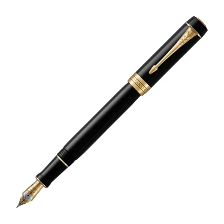 Stylo-plume Parker Duofold Classic - GT - Noir Et Or - F