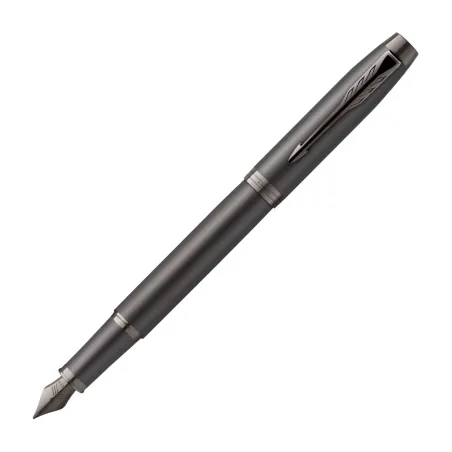Stylo-plume Parker IM Monochrome - Gris Titanium - F