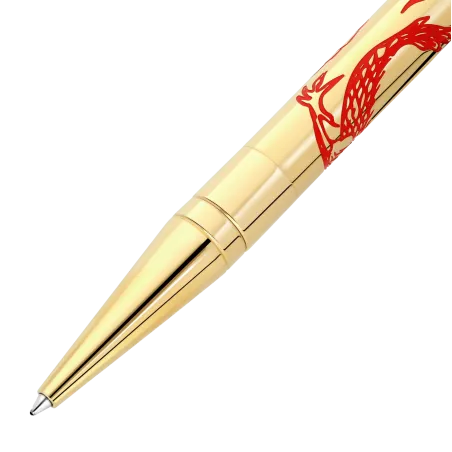 Stylo-bille S.T.Dupont D Initial Dragon doré