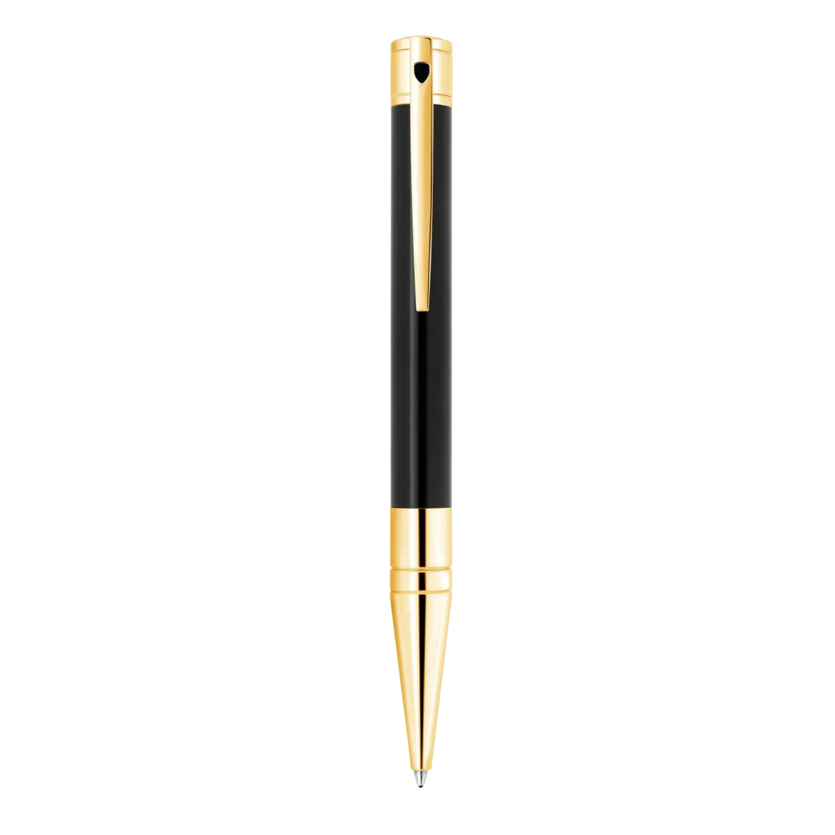 Stylo Bille S.T. Dupont - D-Initial - Noir/Doré