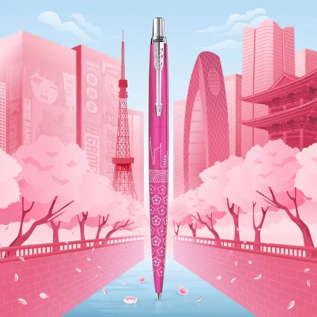 Stylo Bille Parker Jotter Tokyo - Édition Spéciale Global Icons