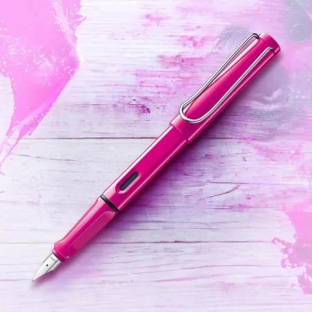 Stylo-plume LAMY SAFARI ROSE - Plume Moyenne (M)