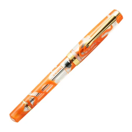 Stylo-plume NAHVALUR Original Plus Garibaldi Orange - Plume Stub pour Calligraphie