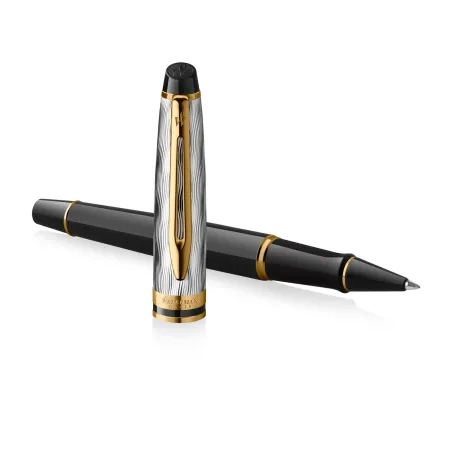 WATERMAN Hemisphere Stylo roller, noir mat, recharge noire pointe fine, Coffret cadeau