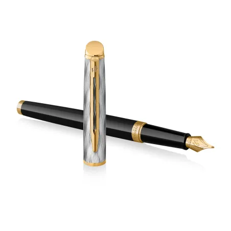 Stylo-plume Waterman Hémisphère Deluxe Noir GT - Collection Reflections Of Paris - M