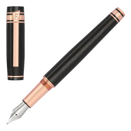 Stylo plume Bold Stripe Gun & Rosegold
