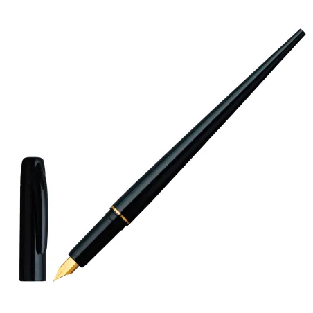 Stylo-Plume PLATINUM DESK PEN NOIR - Plume Extra-fine (EF)
