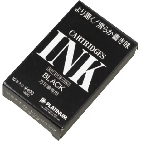 PLATINUM ÉTUI 10 CARTOUCHES NOIR
