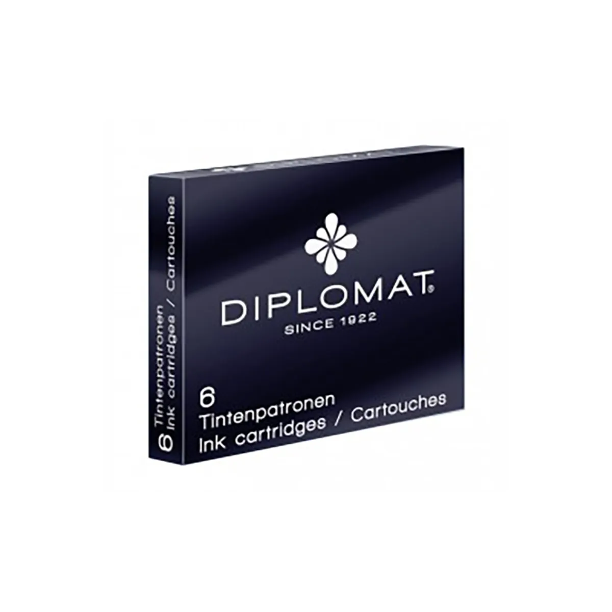 Cartouches  Diplomat 6 pieces noir
