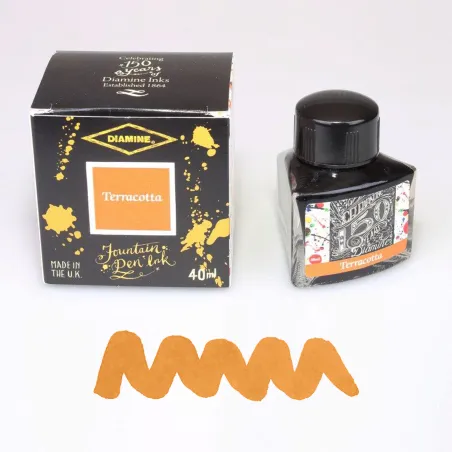 Flacon d'Encre Diamine Terracotta 40 ml 150e Anniversaire