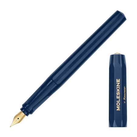 MSK X KAWECO FOUNTAIN PEN M NIB BLUE