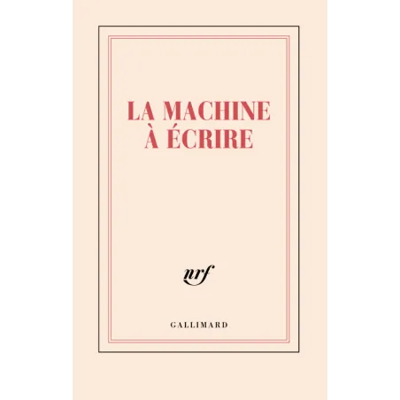 Carnet ligné « La Machine à écrire » (1941) - Jean Cocteau - Gallimard Papeterie