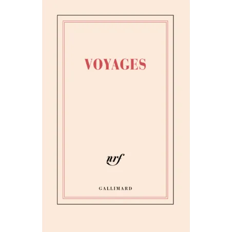Carnet ligné « Voyages » (1952) - Jean Guéhenno - Gallimard Papeterie