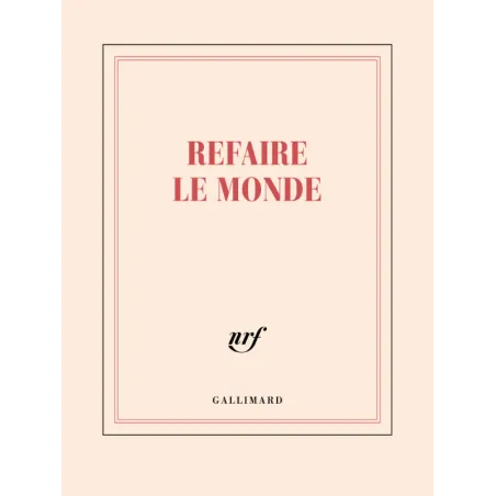 Carnet carré ligné « Voyages » (2021) - Claude Minière - Gallimard Papeterie
