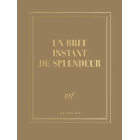 Carnet carré couleur ligné « Un bref instant de splendeur » (2021) - Ocean Vuong - Gallimard Papeterie