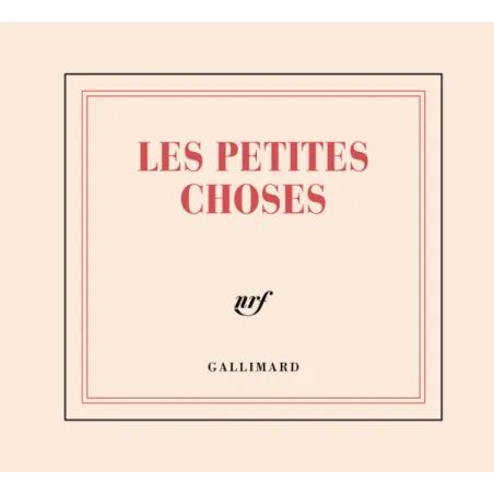 Mini-bloc papier "Les petites choses" (1954) - Marcel Bisiaux - Gallimard Papeterie