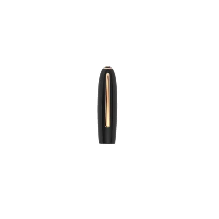 Stylo Plume B-Or "Alter Ego" JAN ZANDER - Ébonite Poli, Plume en Or Rose, Tailles EF, F, M, B, BB