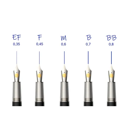 Stylo Plume M-Acier RGT "Cocoon" JAN ZANDER - Cuir Rouge et Or Rose, plume acier