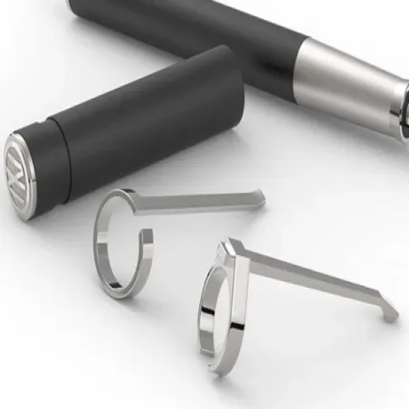 Stylo Plume F-Acier CT "Imagine" en Carbone Plaqué Platine – JAN ZANDER