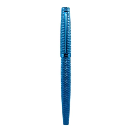 Stylo Roller "Viper" DIPLOMAT Bleu Guilloché fermé