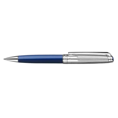 Stylo Bille Léman CARAN D'ACHE "Cosmic Blue" Bleu – Édition Spéciale profil