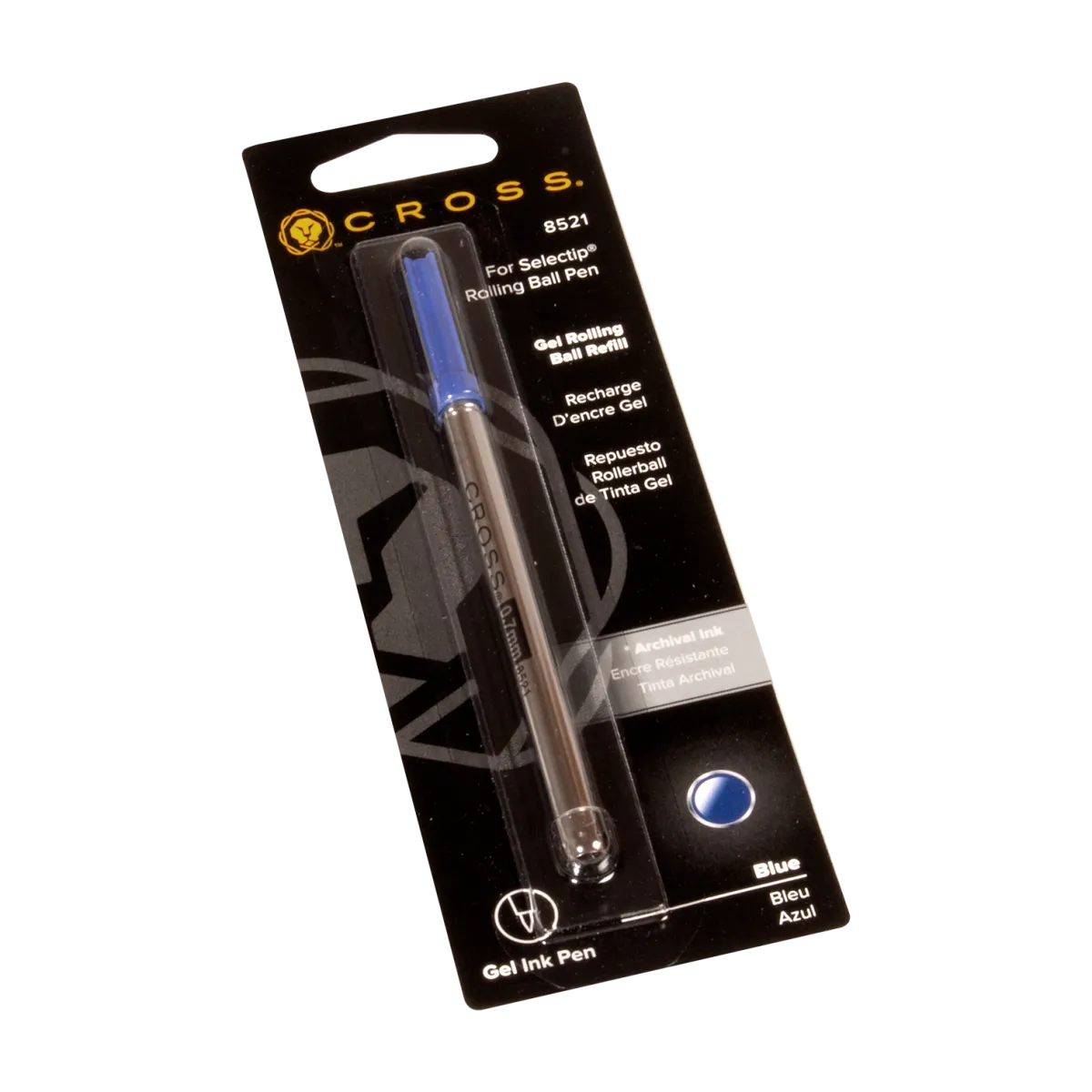 Recharges Roller Bleue Cross® Fine - Écriture Fluide et Durable