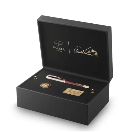 Stylo- plume PARKER Duofold Arnold Palmer Rouge - Edition signature- coffret