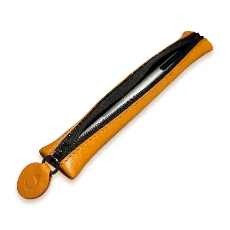 Trousse 1 Stylo LADON Havane avec fermeture - ouverte