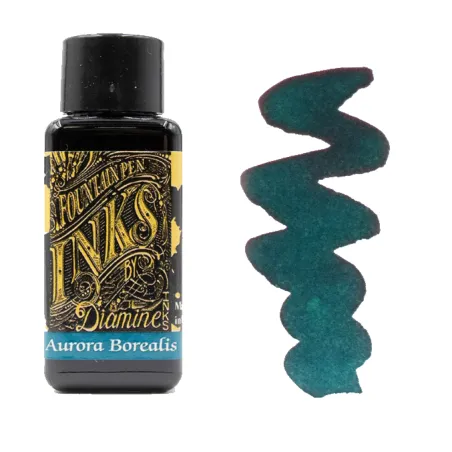 Flacon d'Encre Diamine Aurora Borealis 30 ml