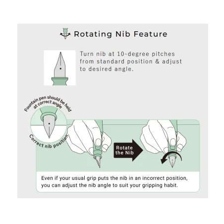 Stylo-plume M SAILOR TUZU Bleu Navy Translucide - Confort et Élégance