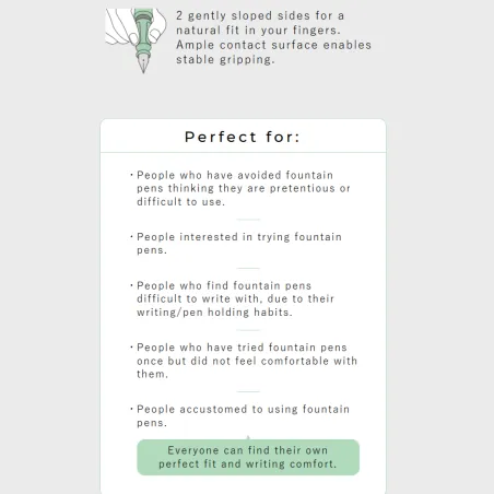 Stylo-plume SAILOR TUZU Bleu Navy Translucide - Plume Fine - Confort et Élégance